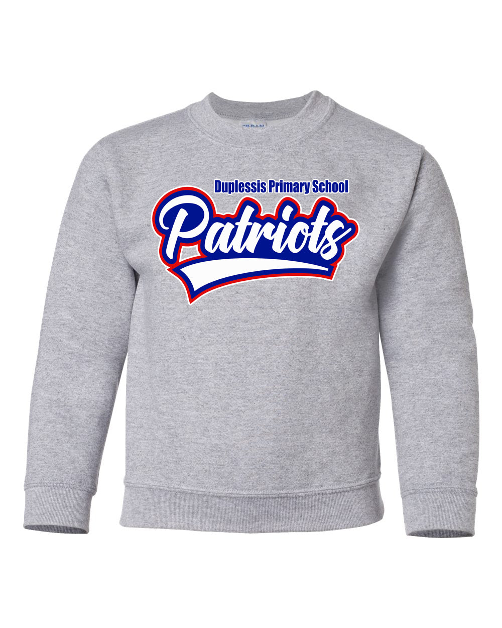 **LIMITED EDITION RUN** GREY PATRIOTS CREWNECK SWEATSHIRT